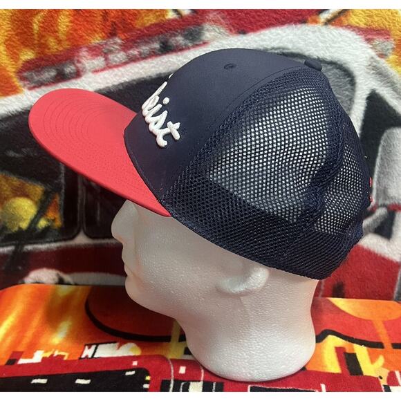 Titleist‎ Golf Snapback Hat USA Flag Mesh Back Cap Red White and Blue - Picture 2 of 6